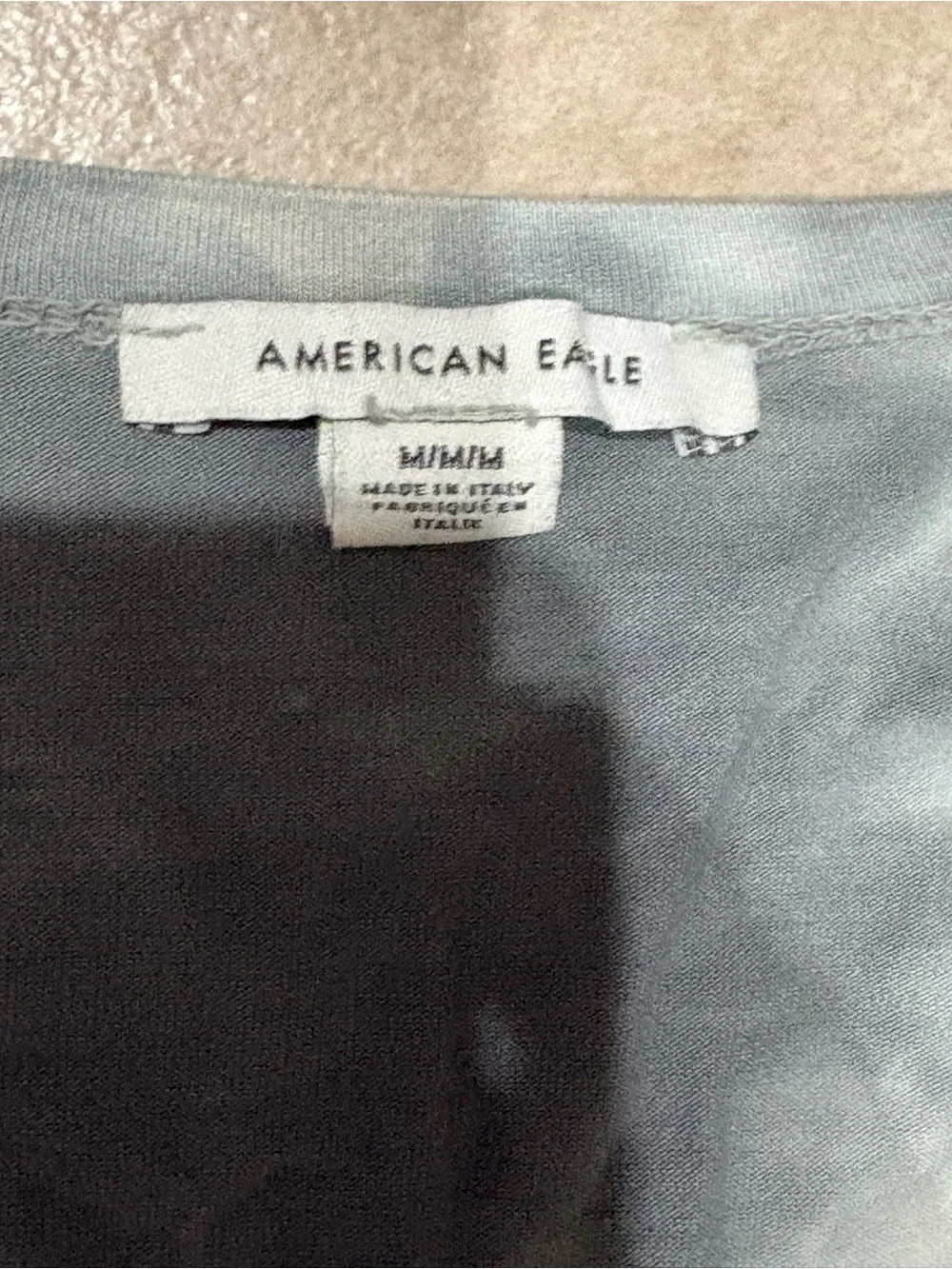 American Eagle Women's medium Tie-Dye V-Neck Surplice Top - Pink and Gray lot